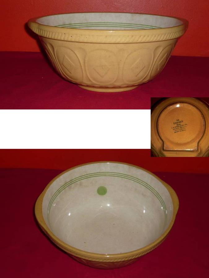 HIGH COLLECTIBLE VINTAGE TG GREEN MIXING BOWL 28X13cm - READ DESC, SEE PICs  - POSTAGE R65