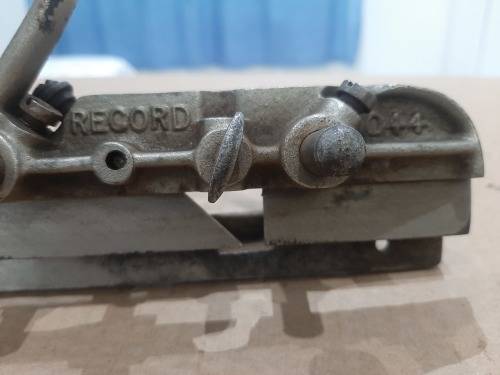 Records No44 Plough Plane - no blades - check chip on handle - C Pics 4 Condition