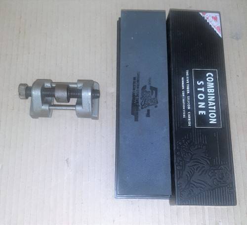 ECLIPSE No36 HONING TOOL+ GERMAN COMBINATION STONE  - Please C Pics N Description