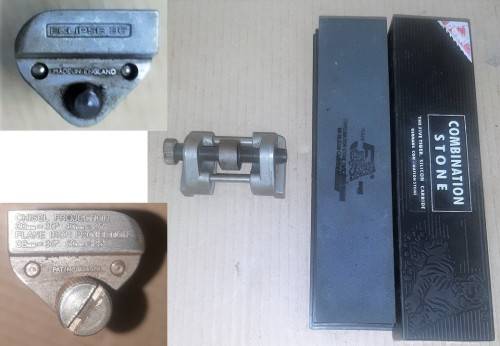 ECLIPSE No36 HONING TOOL+ GERMAN COMBINATION STONE  - Please C Pics N Description