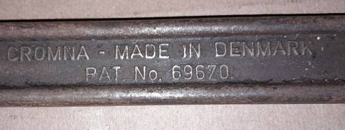 2 WRENCHES - RIDGID 18` ADJUSTABLE &  CROMNA S-4  DENMARK- postage from R30 - Please C Pics