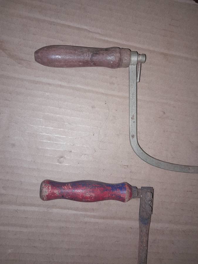 3 COPING SAWS 1 HAS NO HANDLE- CONDITION AS REFLECTED IN THE PICTURES