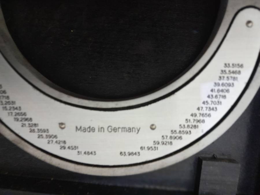 Helios 2`-3` micrometer made in Germany - like new (NOS??)  -see pic