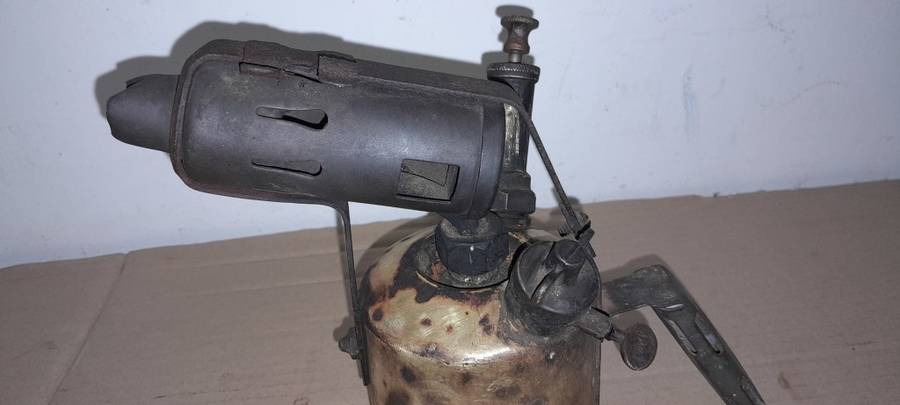 Vintage SH&S British made blow lamp