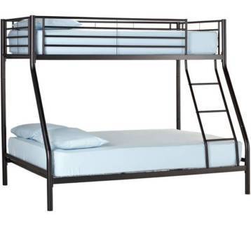 Beds (Tri-Bunk) Metallic Silver / Black