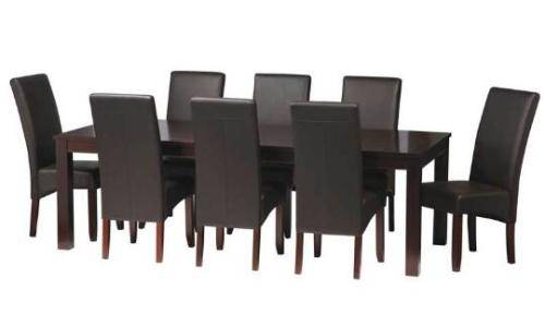Dinette set / Dining Suite  ( 8 seater ) bonded Leather