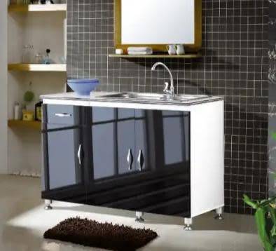 Kitchen  Cabinets with sink and tap