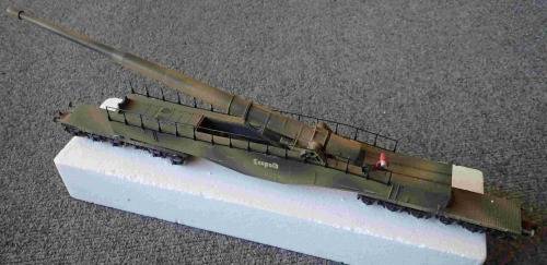 Vintage Lima HO scale 'Leopold' railway gun - SCARCE!