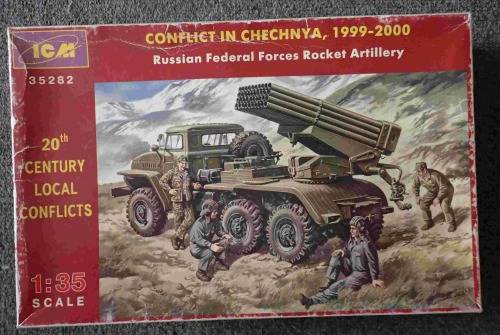 ICM 1/35 BM21 Multiple rcokect launcher, very detailed kit