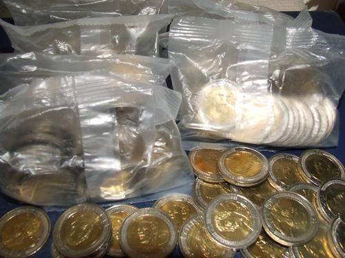 20 X 2008 NELSON MANDELA  R5 STILL SEALED STRAIGHT FROM THE MINT.