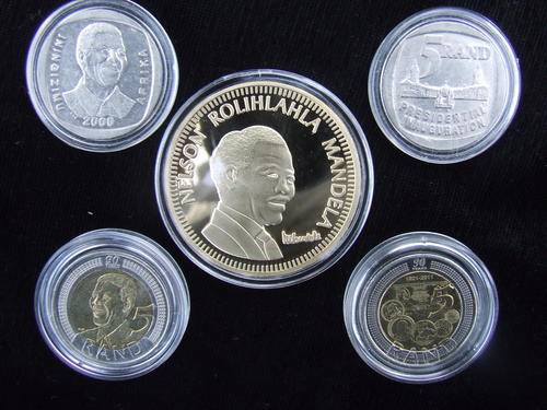 ALL THE PRESIDENT NELSON MANDELA COINS IN ONE GO