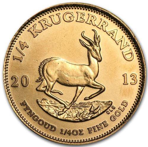 2013 UNCIRCULATED KRUGERRAND 1/4 OZ COIN!!!