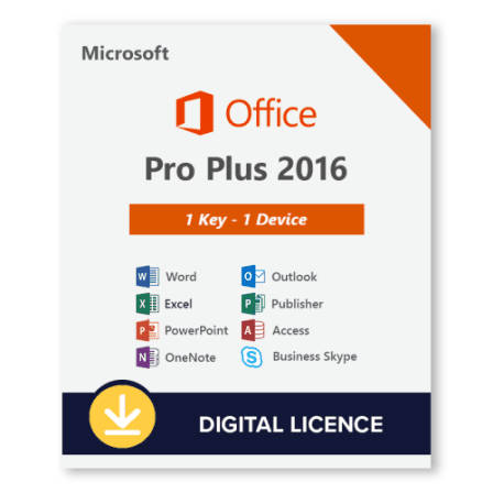 Microsoft Office Professional Plus 2016 License Key + Download Link + Instructions for 32 and 64 Bit