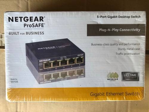 Netgear Pro Safe 5 port Gigabit desktop switch