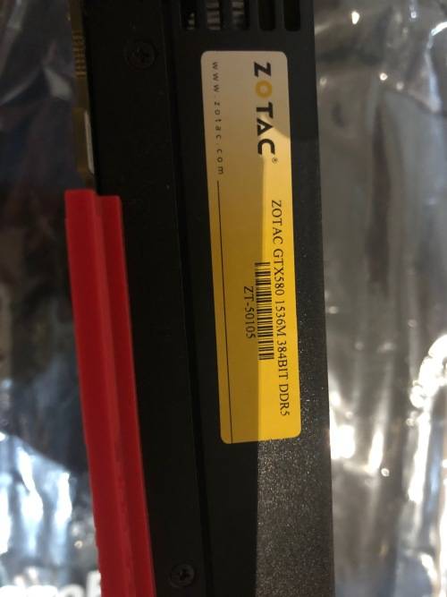 Zotac GTX580 1536M 384Bit DDR5 Graphics Card