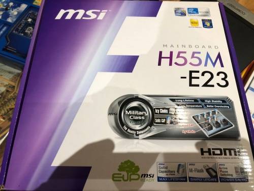 MSI H55M-E23 Mother board brand new