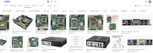 Small ITX board, I7 2600, 16gb ram no backplate working 100% Model on board - nf9e-q77