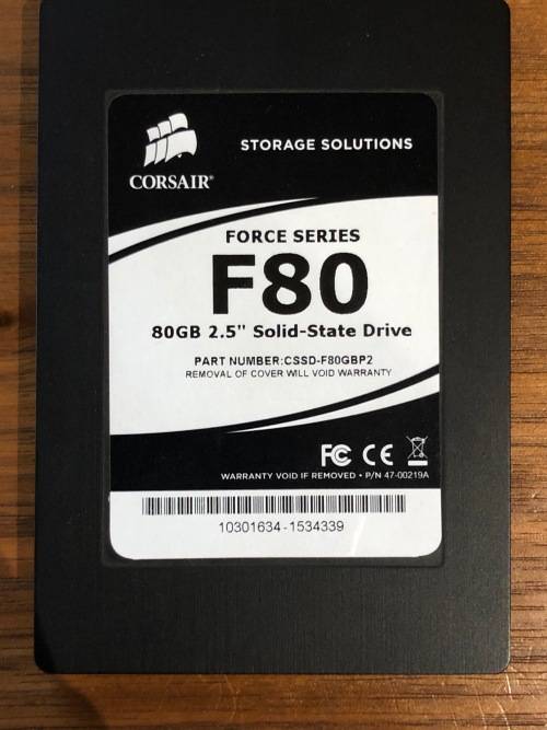 Corsair F80 SSD Drive 2.5`