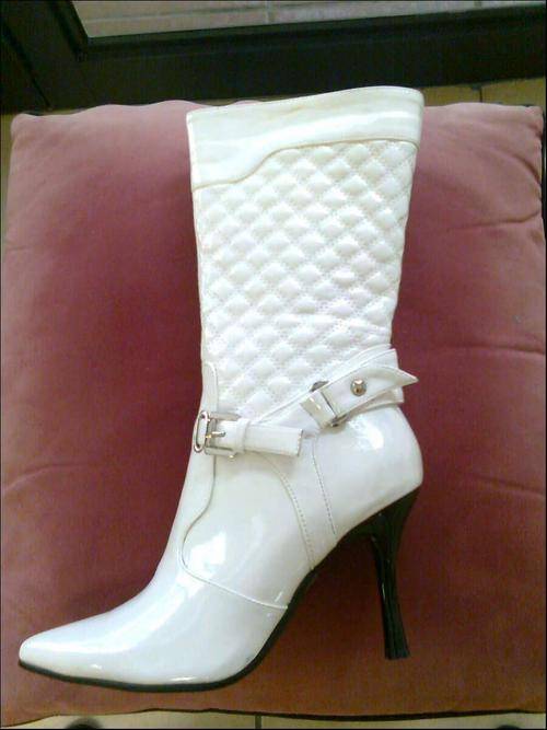 STYLISH GINO FARELLI BOOTS - PLW1012394R WHITE PATENT