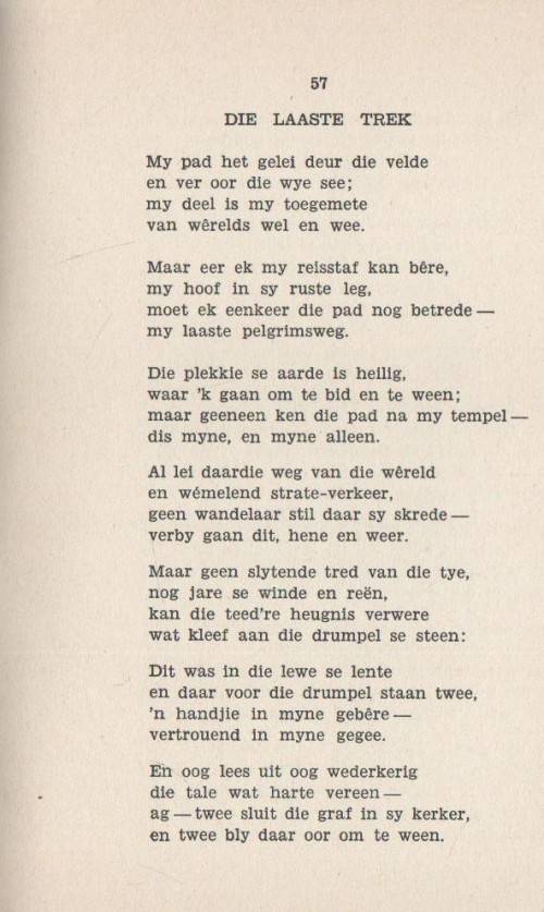 DIE VLAKTE EN ANDER GEDIGTE - JAN F E CELLIERS (1946)