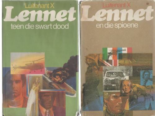 Volledige Stel Luitenant X (Lennet) reeks. Al die boeke is eerste uitgawes