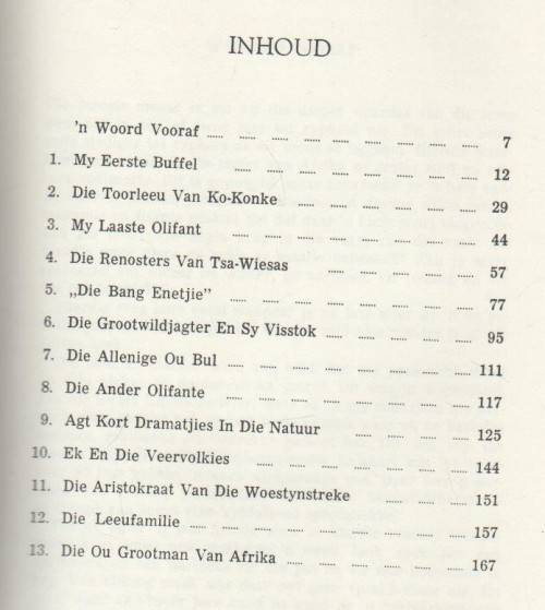 VAN JAGTER TOT WILDLIEFHEBBER - P J SCHOEMAN (2 DE OPLAAG 1970)