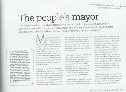 MITCHELL'S PLAIN , A PLACE IN THE SUN - MARLENE LE ROUX