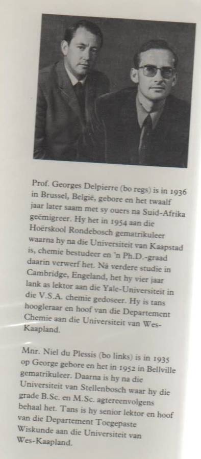 DIE WINTERGROEIENDE GLADIOLI VAN SUID-AFRIKA - G R DELPIERRE & N M DU PLESSIS (1974)