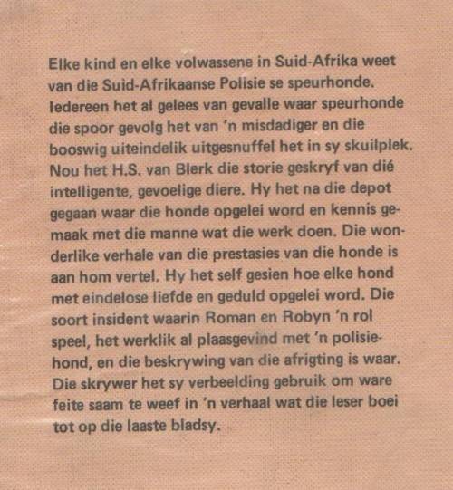 ROMAN EN ROBYN - H S VAN BLERK (2 de uitgawe 1978)
