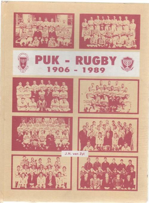 PUK-RUGBY 1906 - 1989 - J H  VAN ZYL (1990)