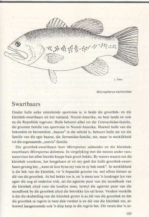 VARSWATERHENGEL IN SUID-AFRIKA - B J ENGELBRECHT (3 DE UITGAWE 1982)
