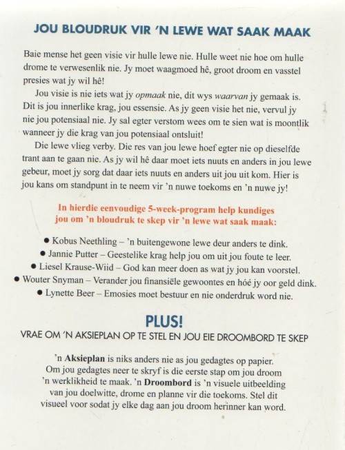 DROOM JY GROOT GENOEG? - KOBUS NEETHLING, LYNETTE BEER, LIESEL KRAUSE-WIID, JANNIE PUTER EN WOUTER S