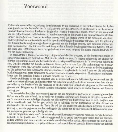 KINDERKEUR - J A KRUGER (1 STE UITGAWE 1991)