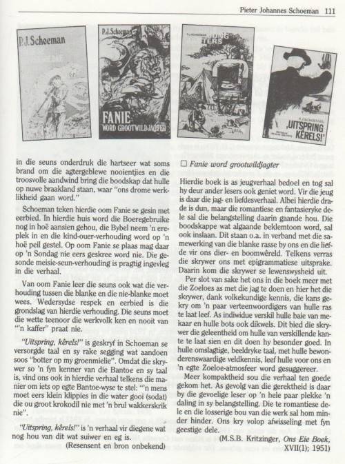 KINDERKEUR - J A KRUGER (1 STE UITGAWE 1991)