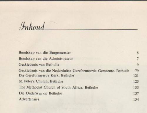 EEUFEESALBUM BETHULIE 1863 - 1963  (UITGEGEE DEUR DIE STADSRAAD VAN BETHULIE)