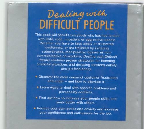 DEALING WITH DIFFICULT PEOPLE - ROBERTA CAVA  (1991)