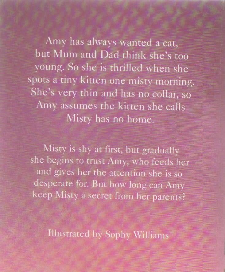 MISTY THE ABANDONED KITTEN - HOLLY WEBB (STRIPES - 2010)