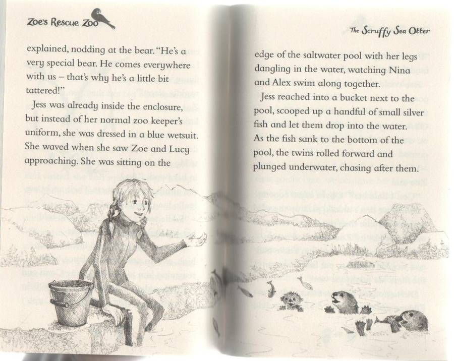 ZOE`S RESCUE ZOO, THE SCRUFFY SEA OTTER - AMELIA COBB (2017)