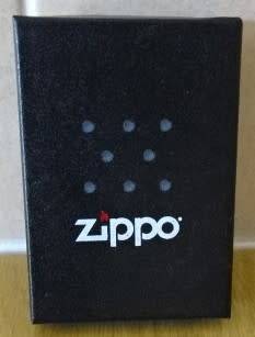 GENUINE ZIPPO WINDPROOF LIGHTER ( MADE IN USA - RED &WHITE )