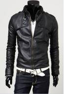 ****Designer Mens PU leather Jacket -Brown, Tan, Black****