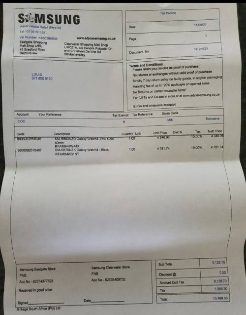 Samsung Galaxy Watch4 BT Smartwatch (40mm) - Pink/Gold