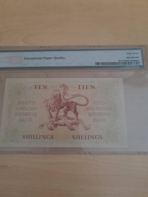 10 Shillings Note Graded so exceptional quality..1954