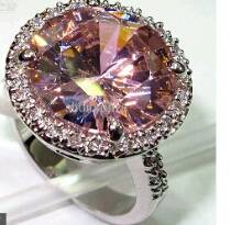 Pink Kunzite ring