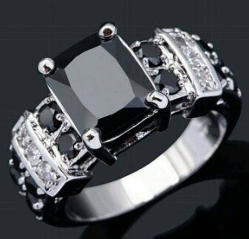 New design Black Sapphire ring size 7