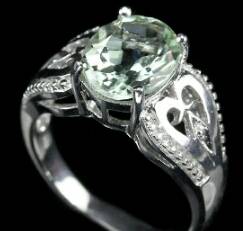 Natural AAA Green Amethyst Size 6.75