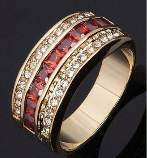 Garnet Ring size 9 or S