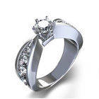 White Sapphire Ring size 7
