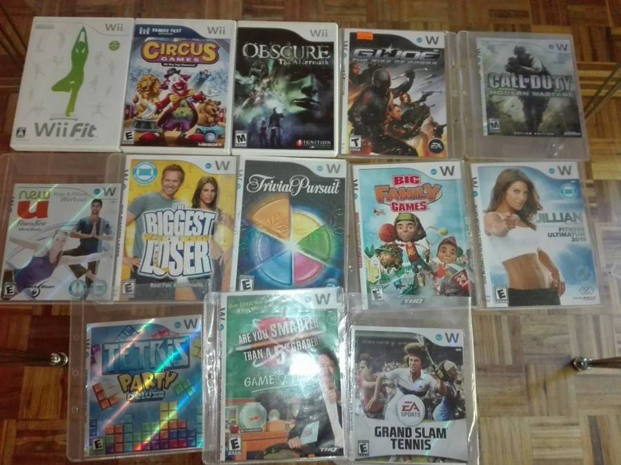 Huge WII Bundle 2x Consoles, Balance Board, 13 Games ect