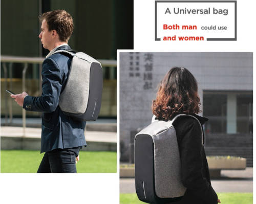 Laptop Backpack + Powerbank Combo