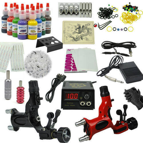 THE ULTIMATE PROFESSIONAL TATTOO KIT - Starbrite Ink, Dragonfly Machines